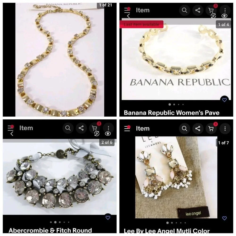 LIVE POSH SHOW SEPT 4 7:30 PM DESIGNER JEWELS $5 LIKE THIS LISTING TO BE NOTIFY
